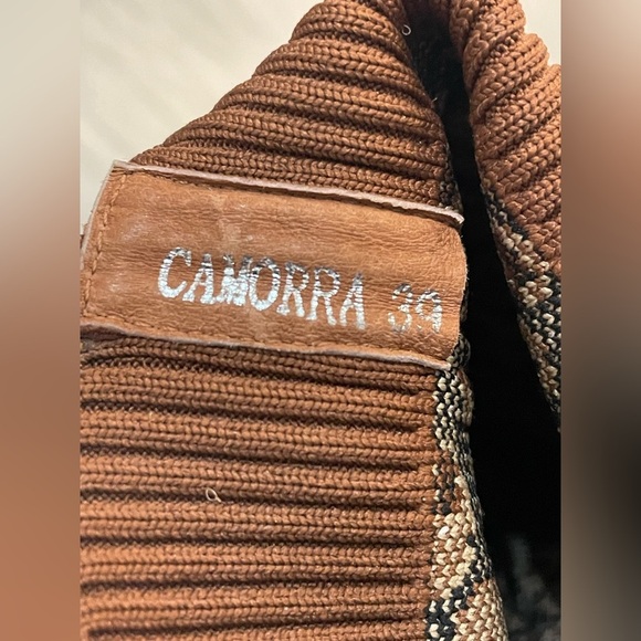 Anthropologie Silent D Camorra Leopard print knit sock boots Size 39/8.5 - Picture 15 of 16